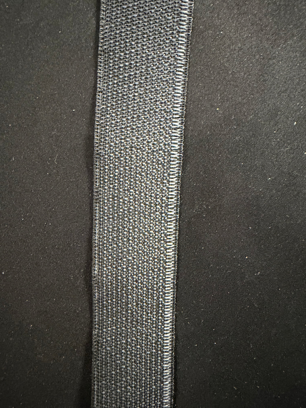 Black 32mm Stretch Petersham - A18