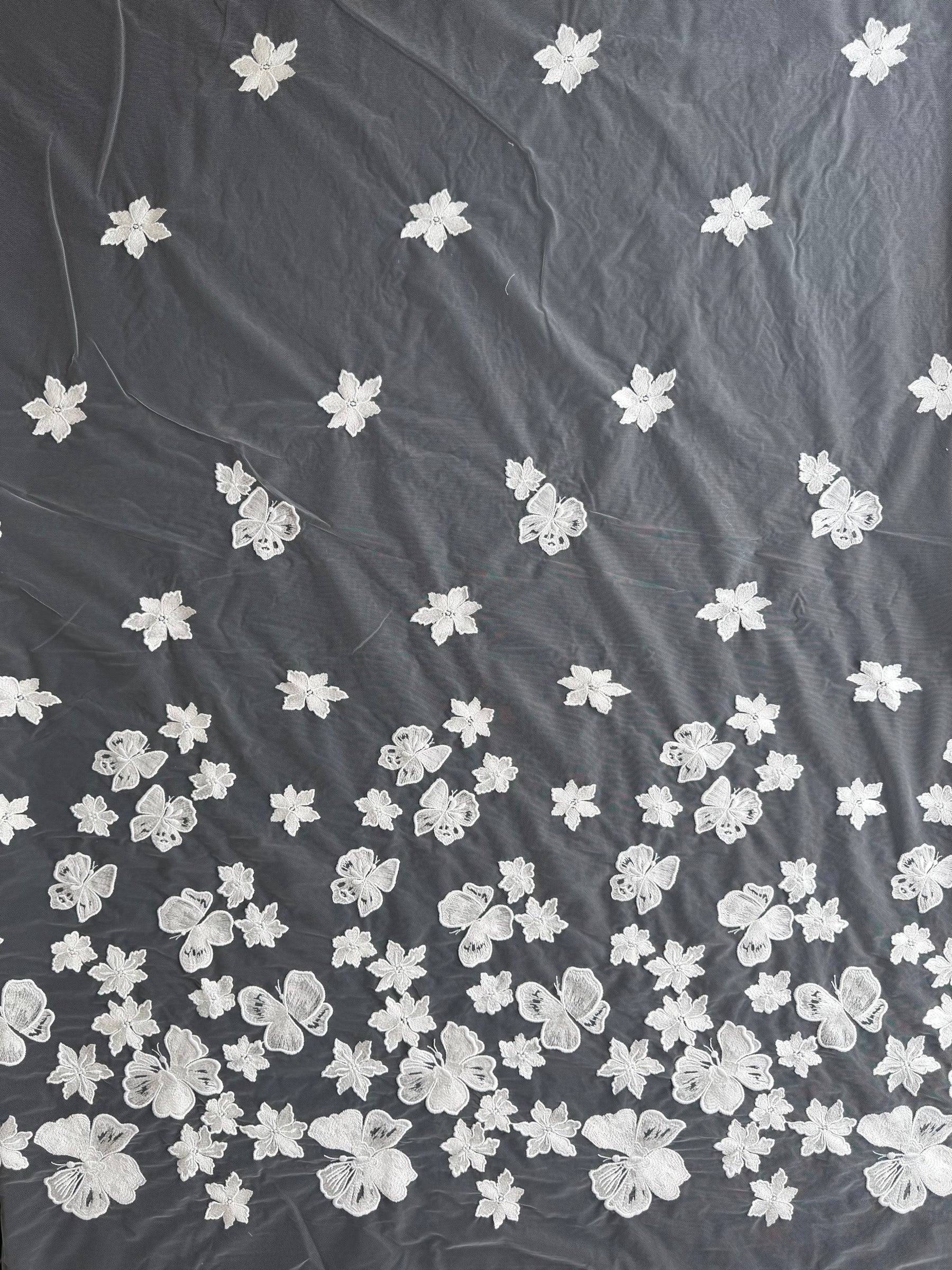 Ivory Embroidered Lace – EB5016