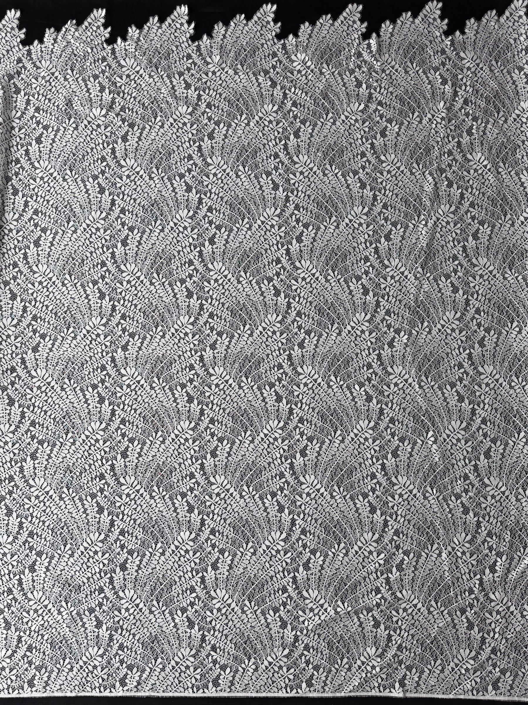 Ivory Leaf Themed Lace - LA1007