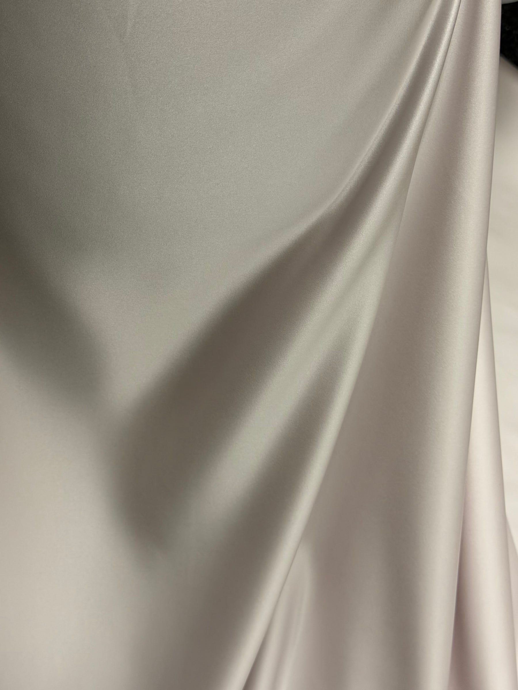 Dusty Grey Polyester Satin - Moldova