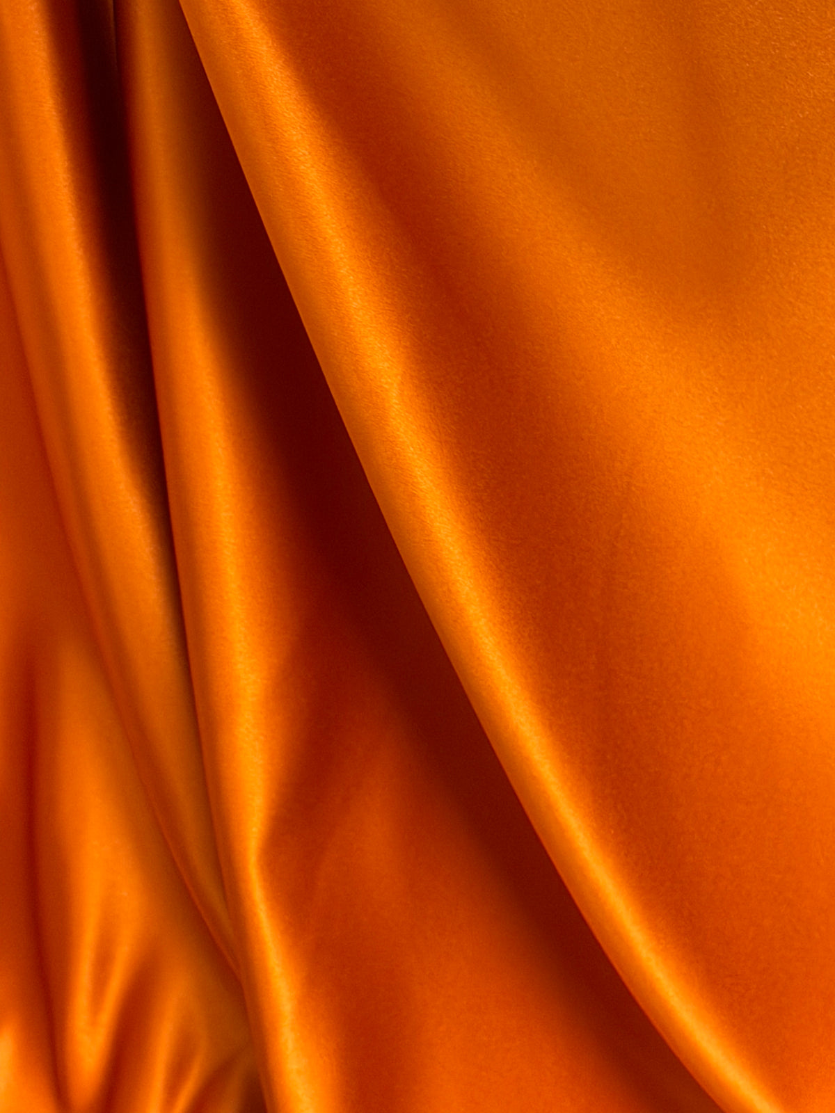 Burnt Orange Polyester Satin - Contessa (CF)
