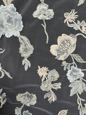 Multi Coloured Embroidery Lace - EB5047