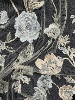 Multi Coloured Embroidery Lace - EB5047