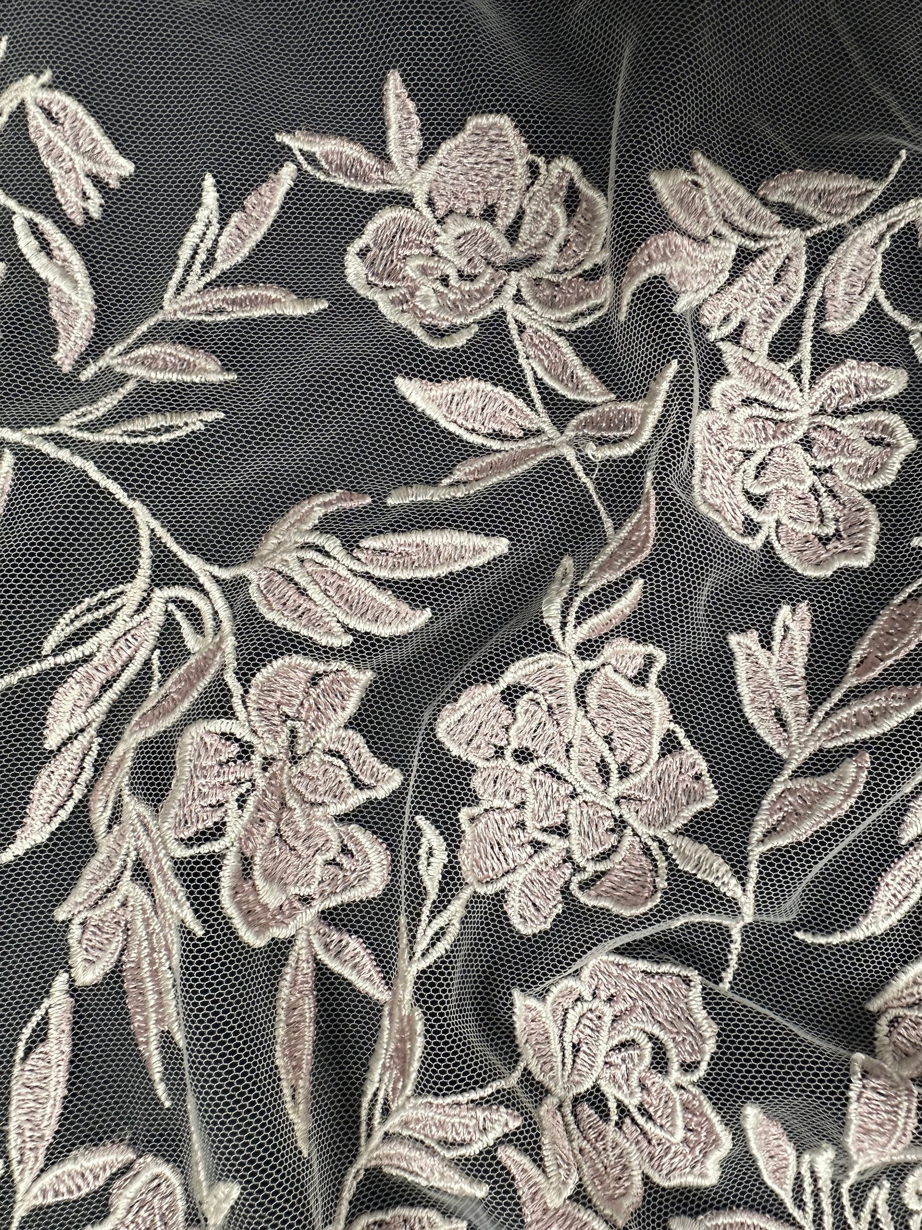 Pink Embroidery Lace - EB5048