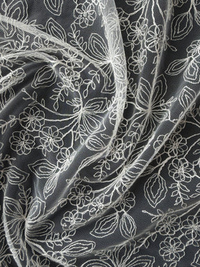 Ivory Embroidery Lace - EB5026