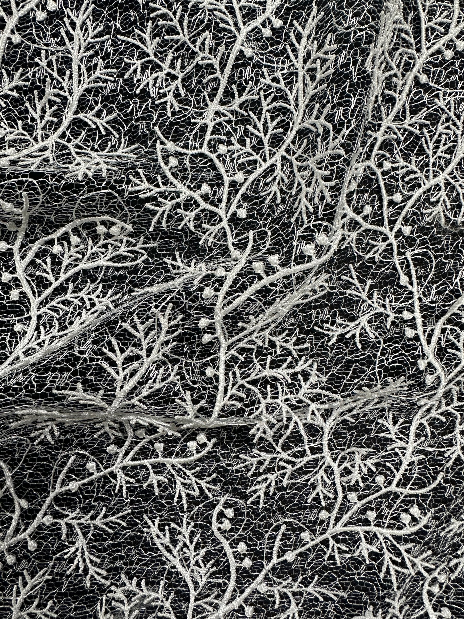 Ivory Embroidery Lace - EB5054