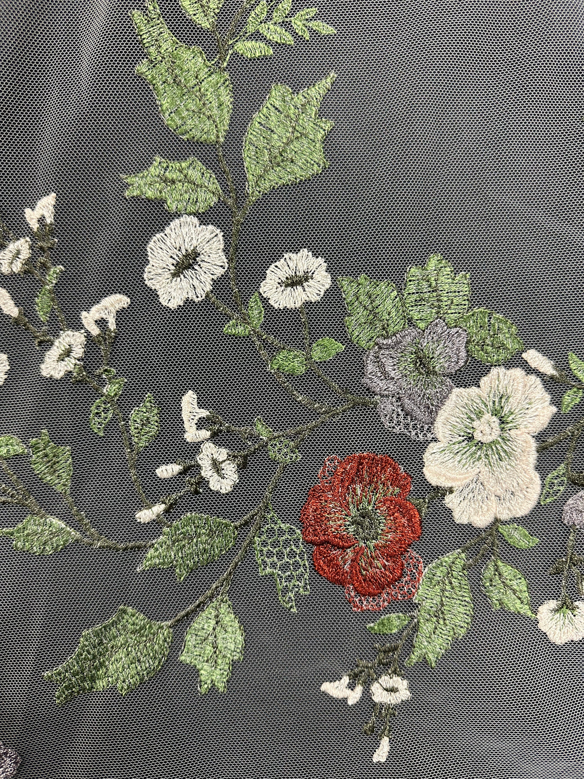Ivory, Grape and Wine Lace - EB5055
