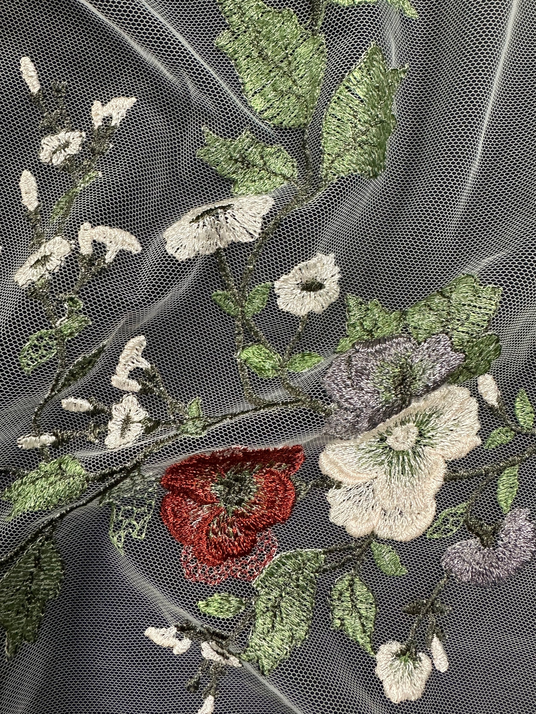 Ivory, Grape and Wine Lace - EB5055