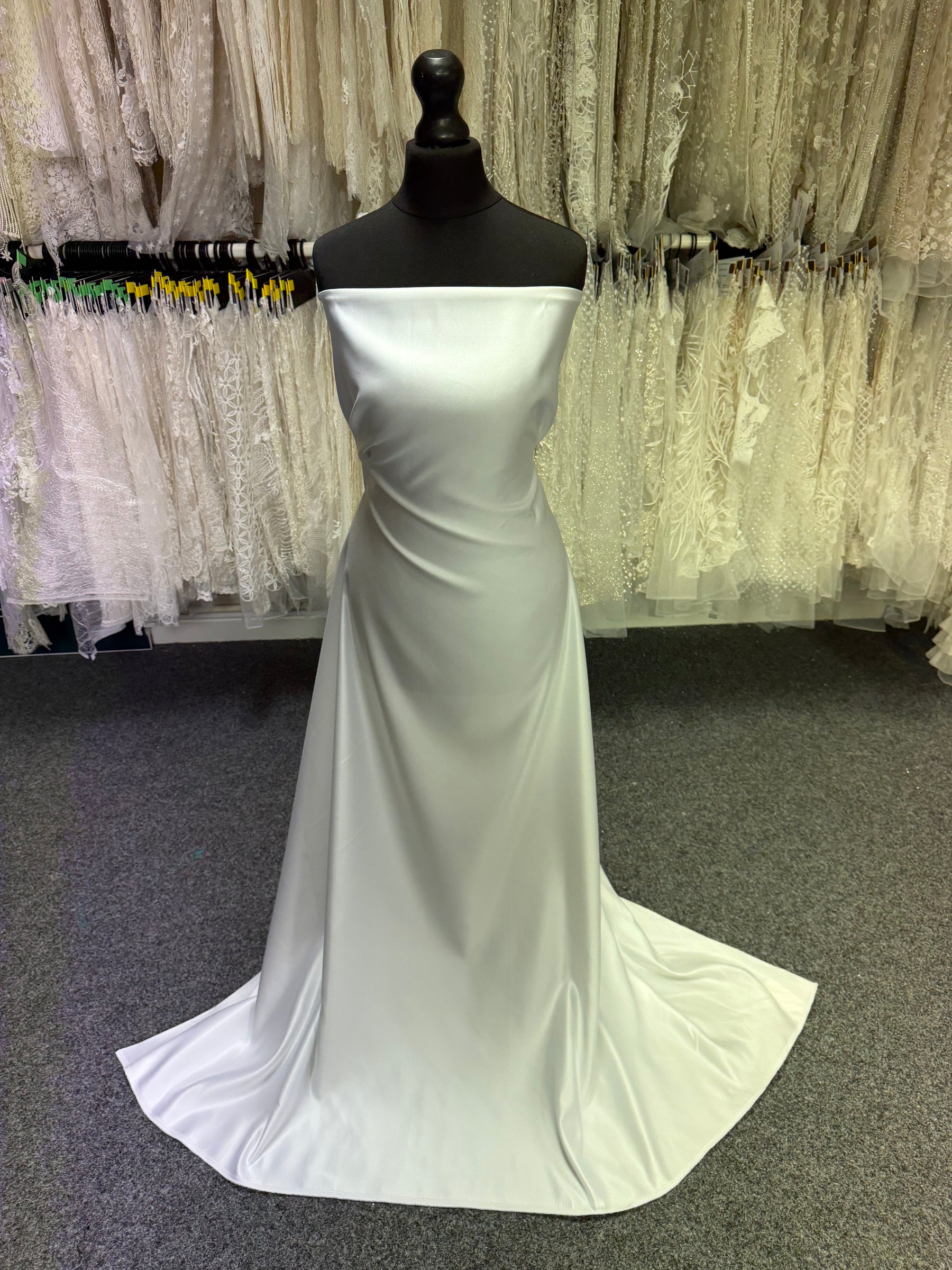 White Polyester Satin - Moldova