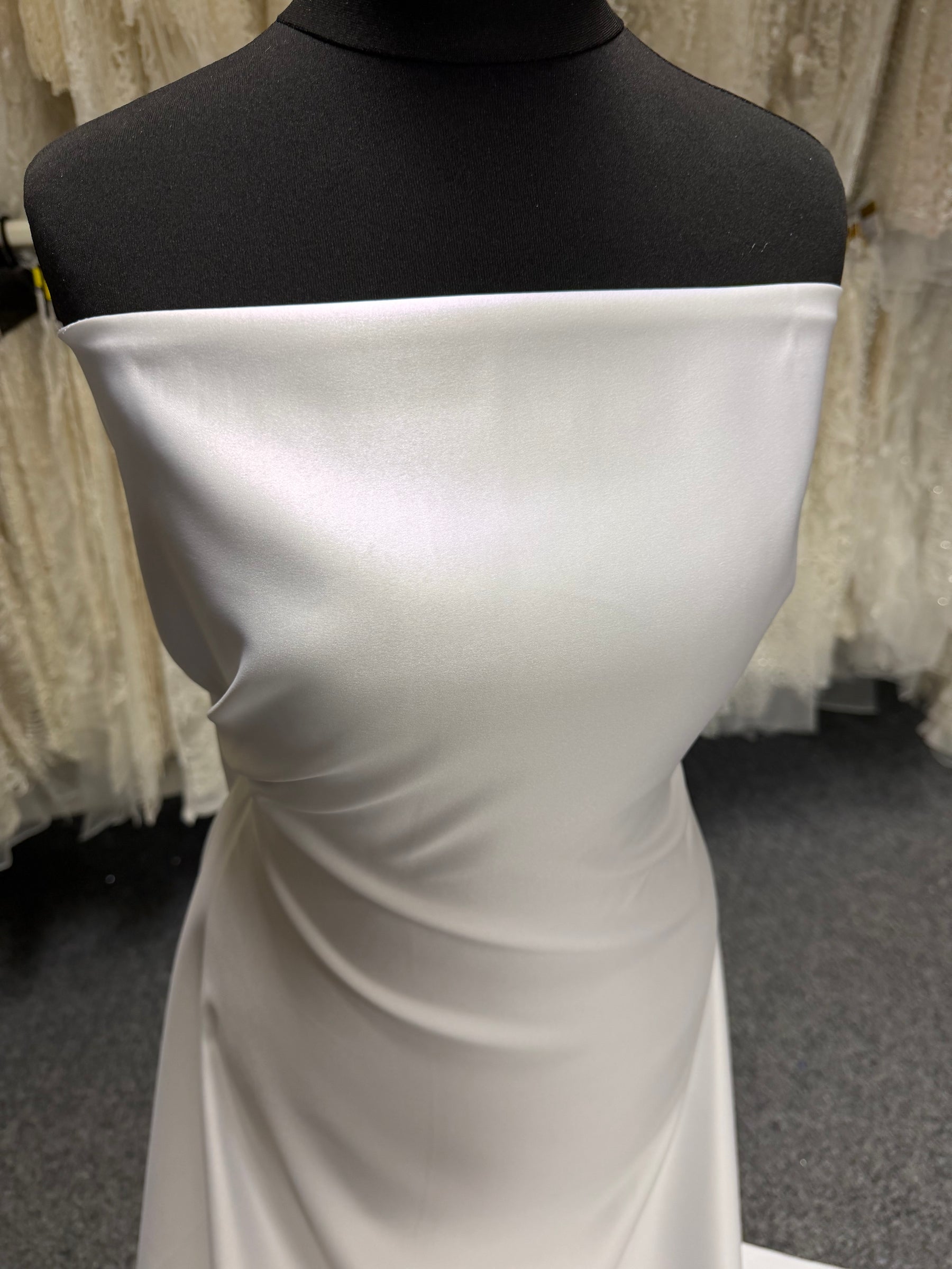 White Polyester Satin - Moldova