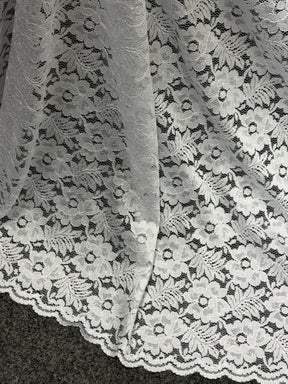 White Floral Lace - P199