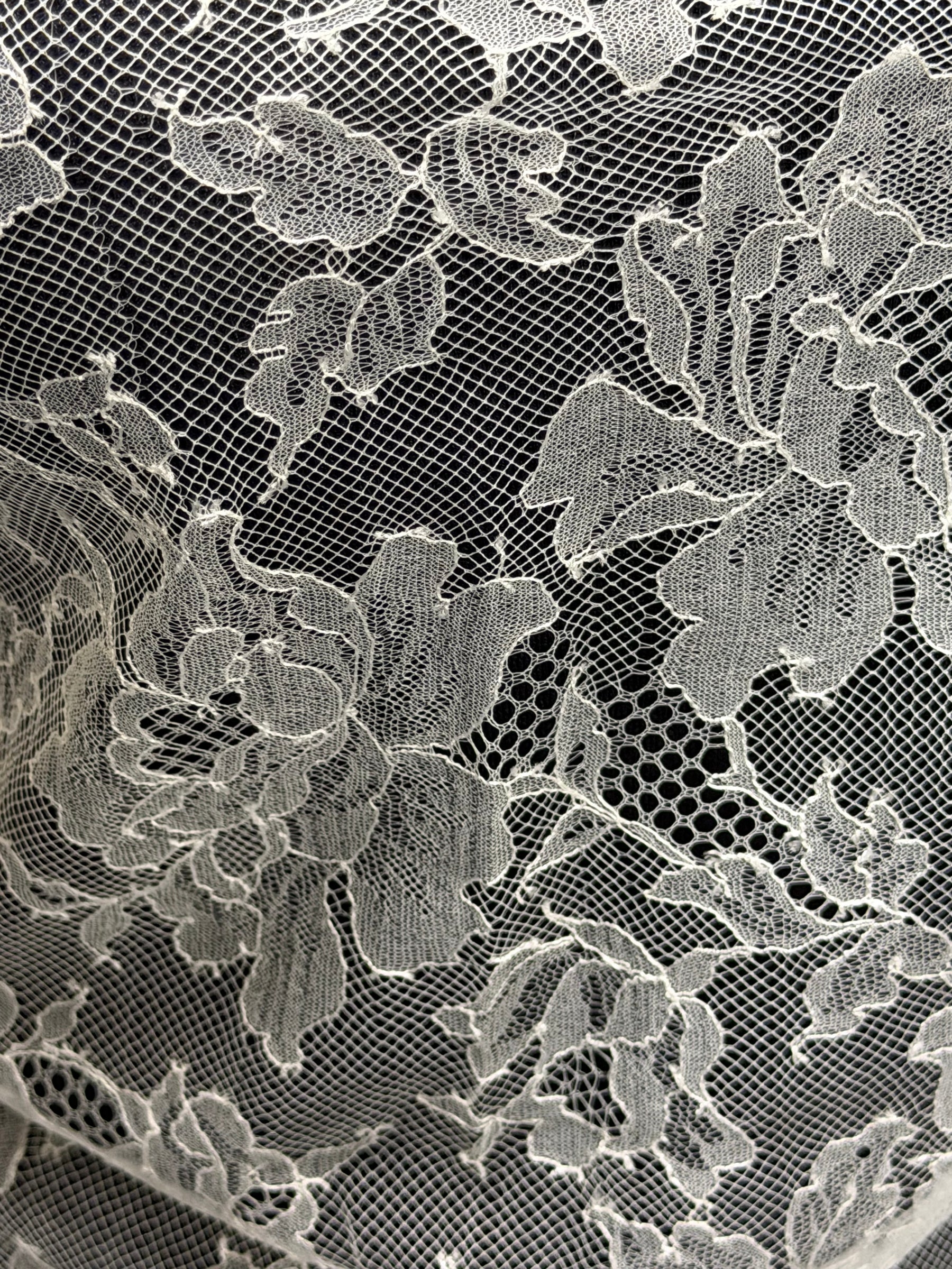 Ivory Chantilly Lace - P177