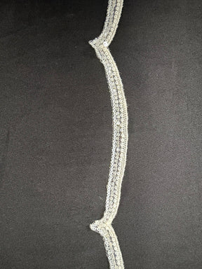 Ivory Beaded Edging - EF2009