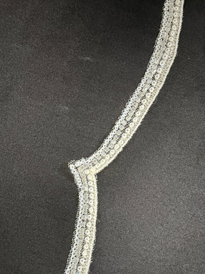 Ivory Beaded Edging - EF2009