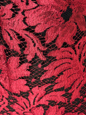 Red Chantilly Lace - P168