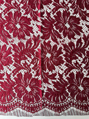 Red Chantilly Lace - P168