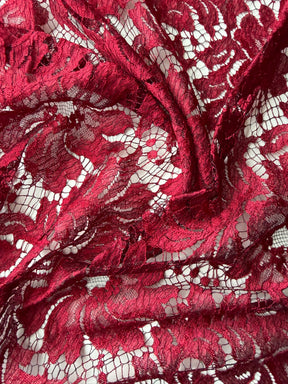 Red Chantilly Lace - P168