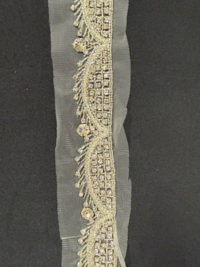 Crystal Beaded Edging - T719