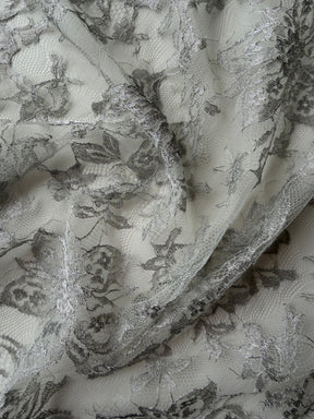 Silver Chantilly Lace - P183