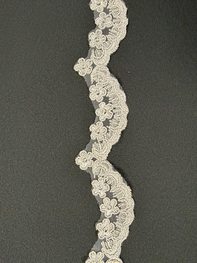 Silver Corded Sequin Edging - T713