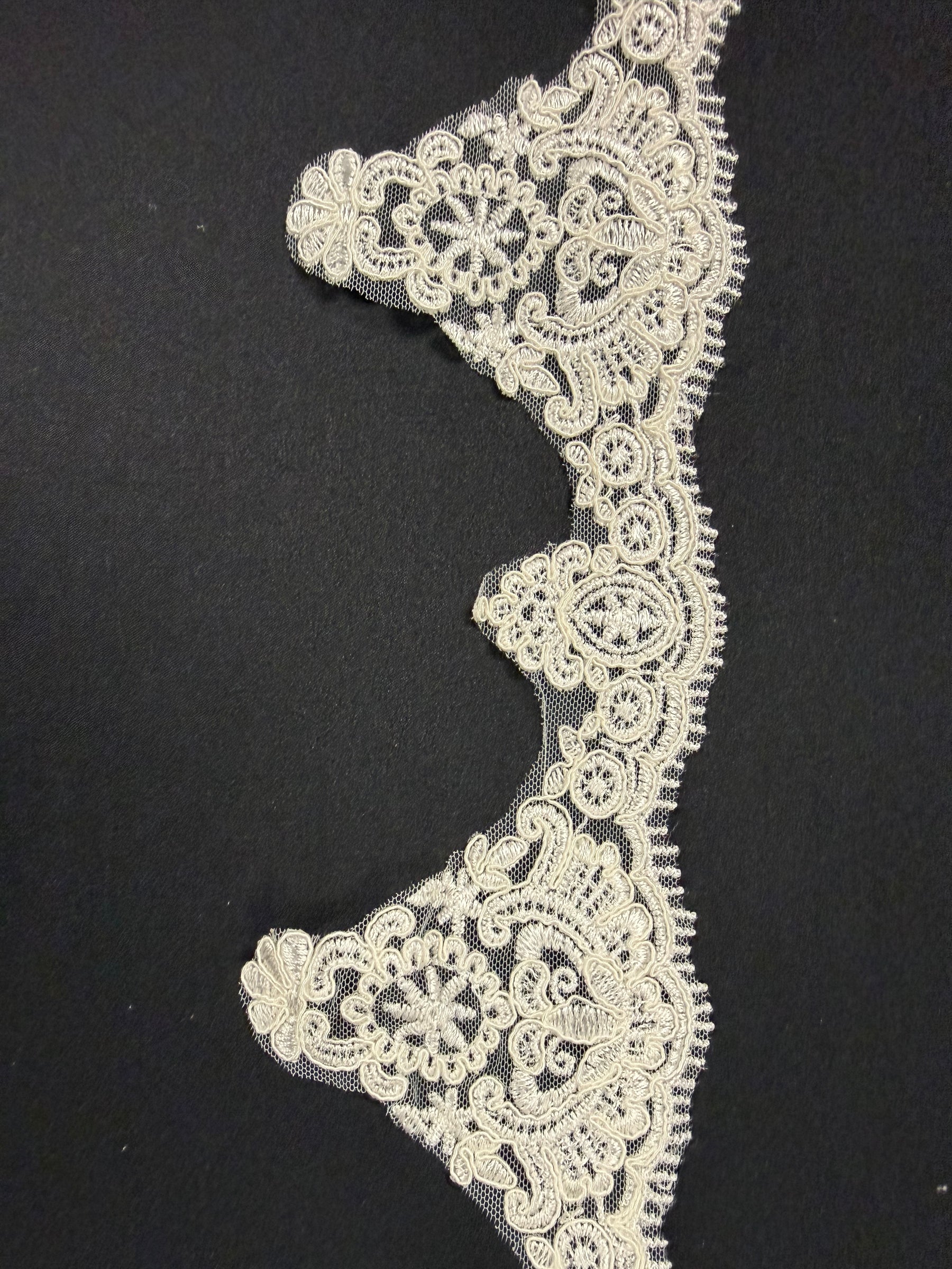 Ivory Corded Lace Trim - T881