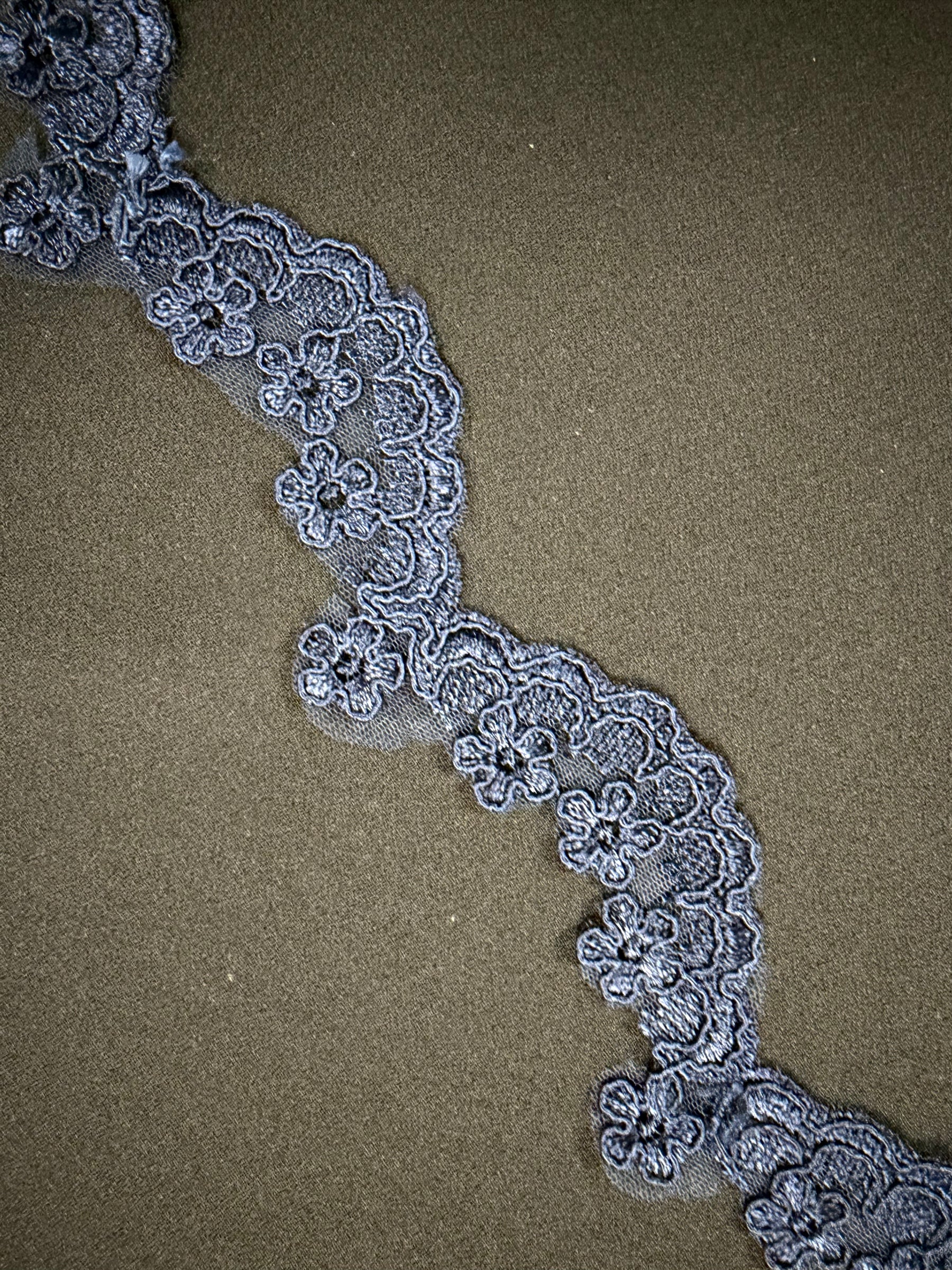 Navy Corded Edging - T782