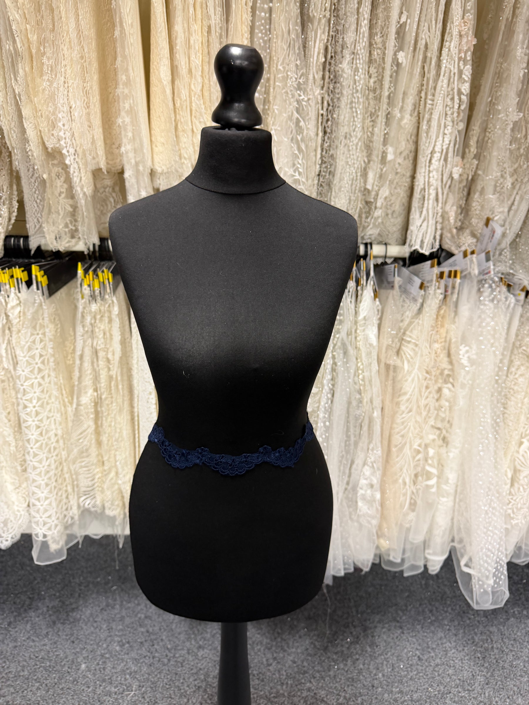 Navy Corded Edging - T782