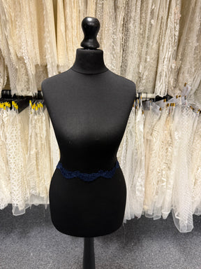 Navy Corded Edging - T782
