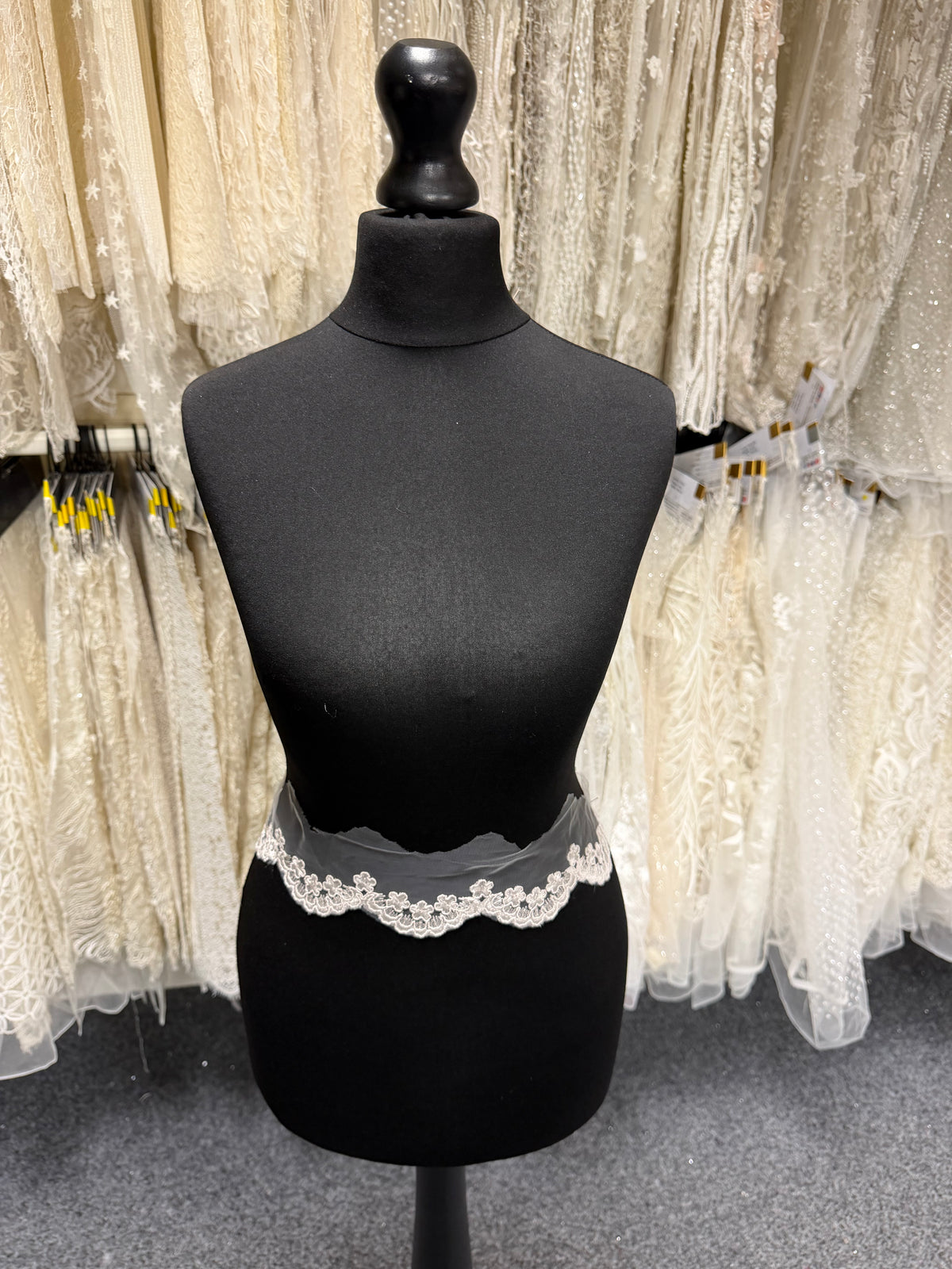 Shell Pink Corded Sequin Edging - T713