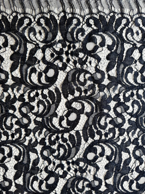 Navy Blue Italian Lace - P883
