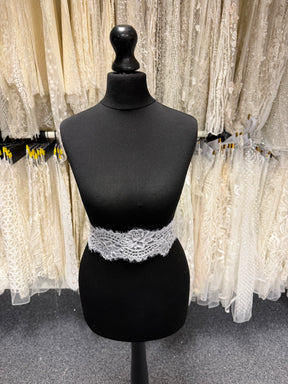 White Corded Edging - T554