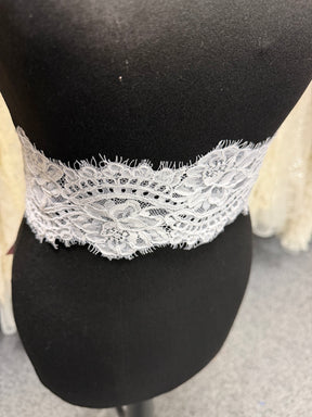 White Corded Edging - T554