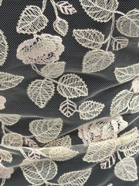 Shell Pink Embroidery Lace - EB5042