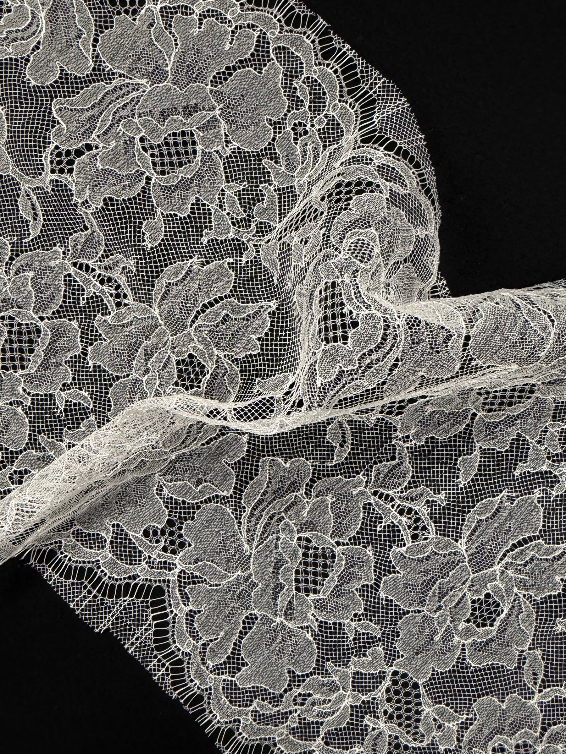 Ivory French Lace Edging - T555