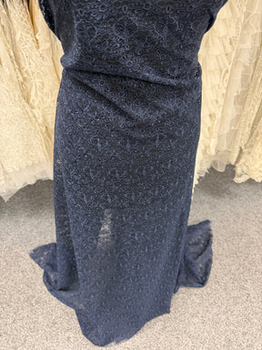 Navy Embroidered Lace - EB5010