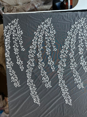 Ivory Embroidered Lace – EB5007