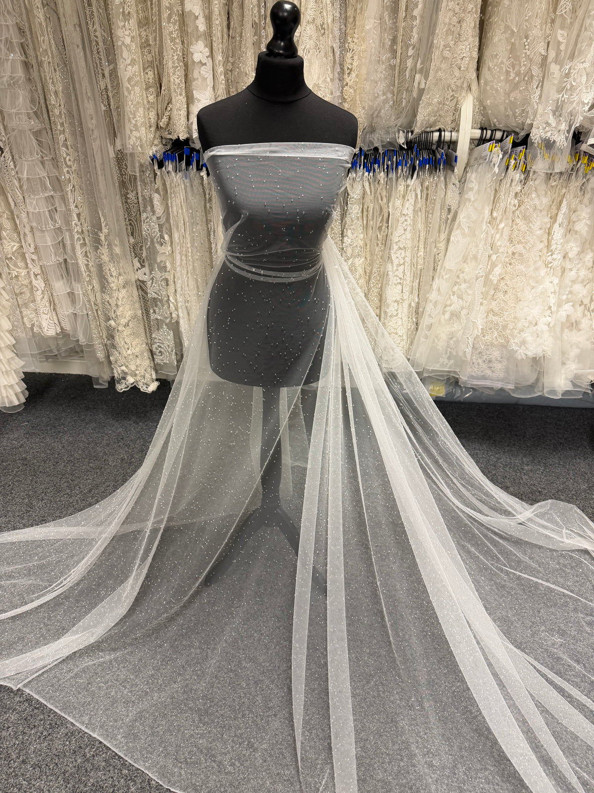 Ivory Beaded Tulle - Sync