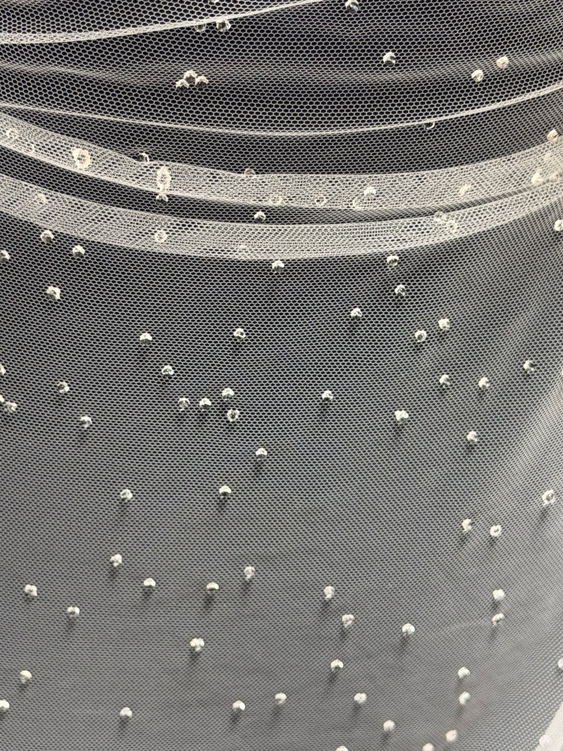 Ivory Beaded Tulle - Sync