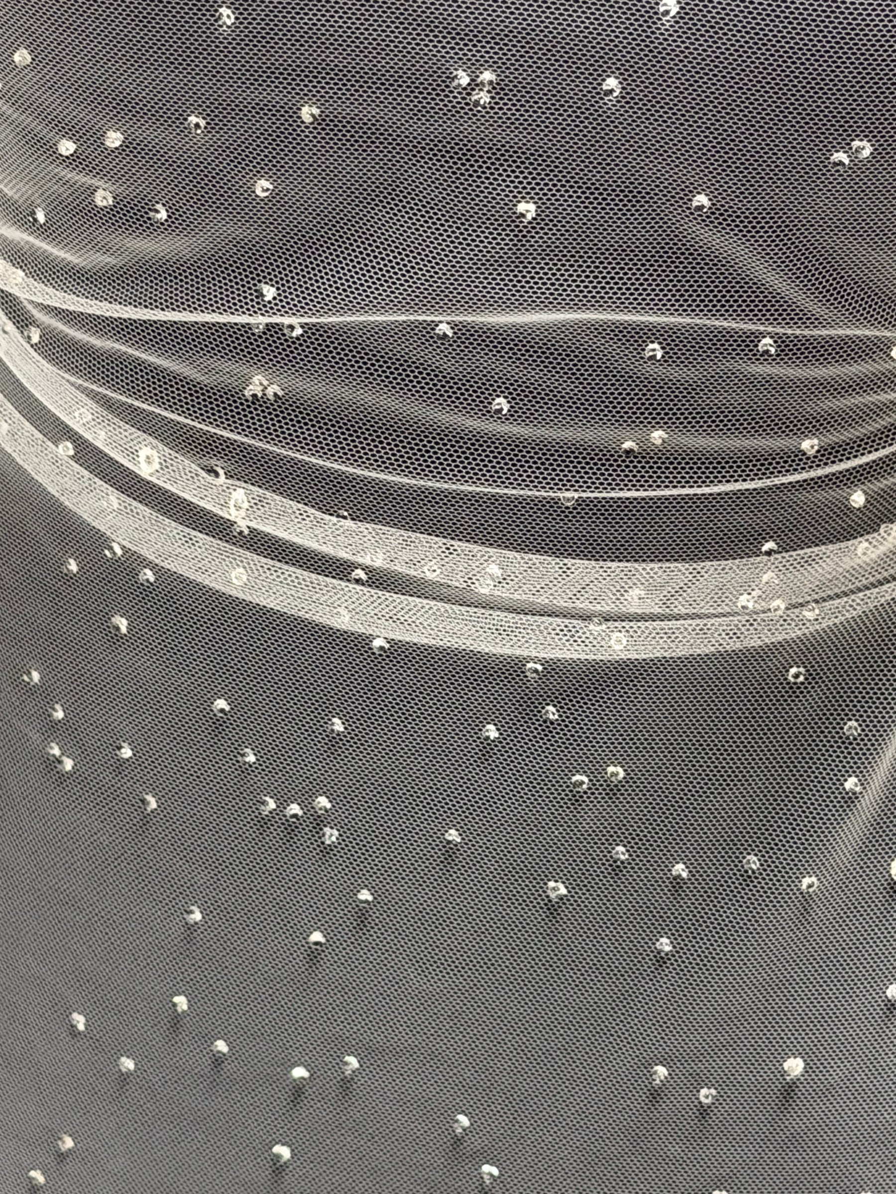 Ivory Beaded Tulle - Sync