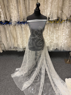 Ivory Sequin Lace - EB3031