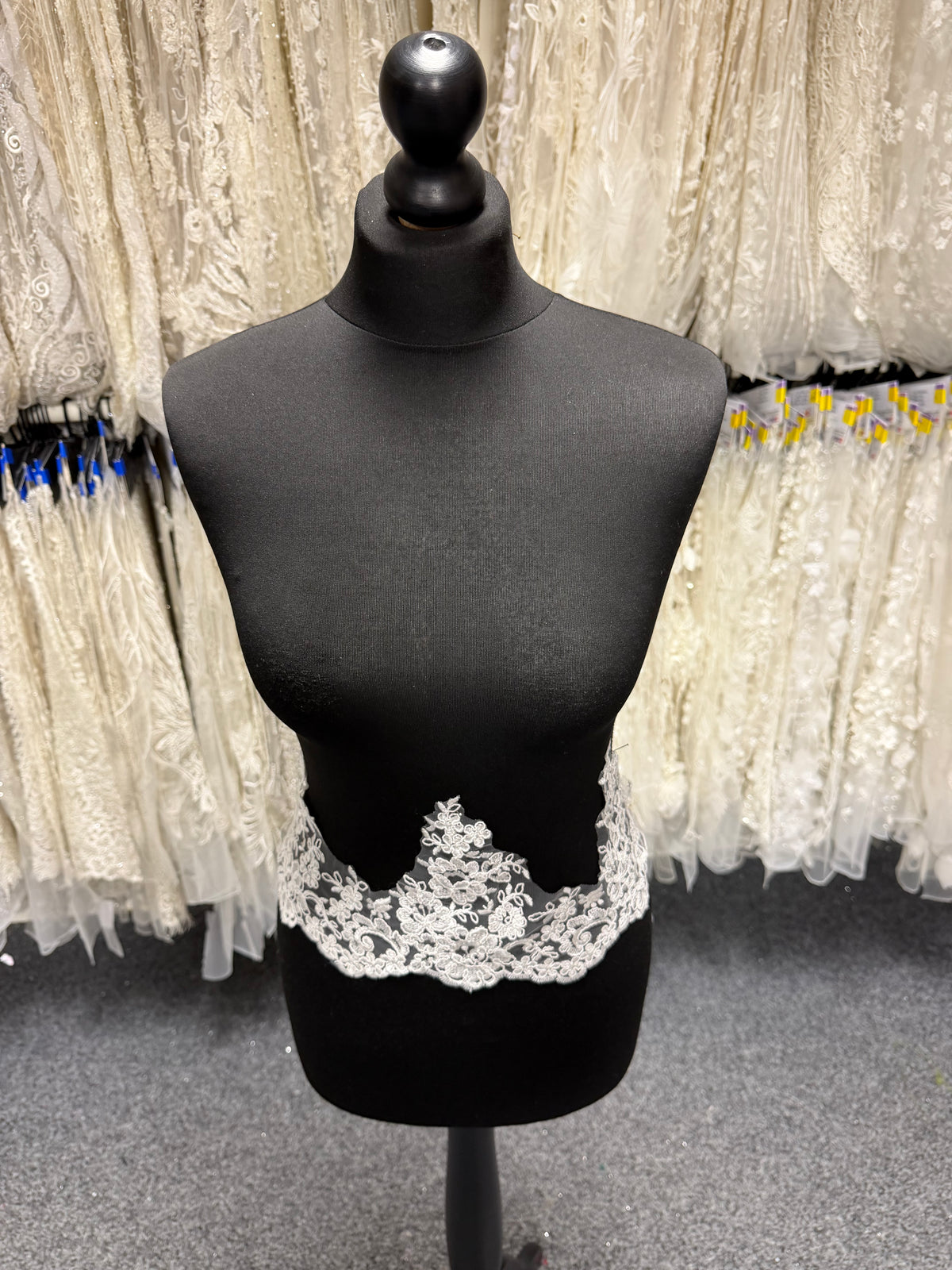 Ivory Corded Lace Trim - T660