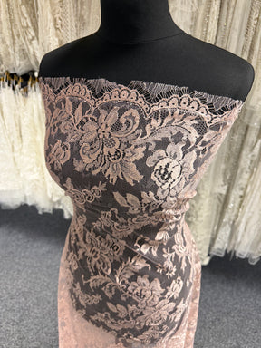 Pink Chantilly Lace - P165