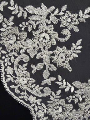 Ivory Sequin Edging - T661