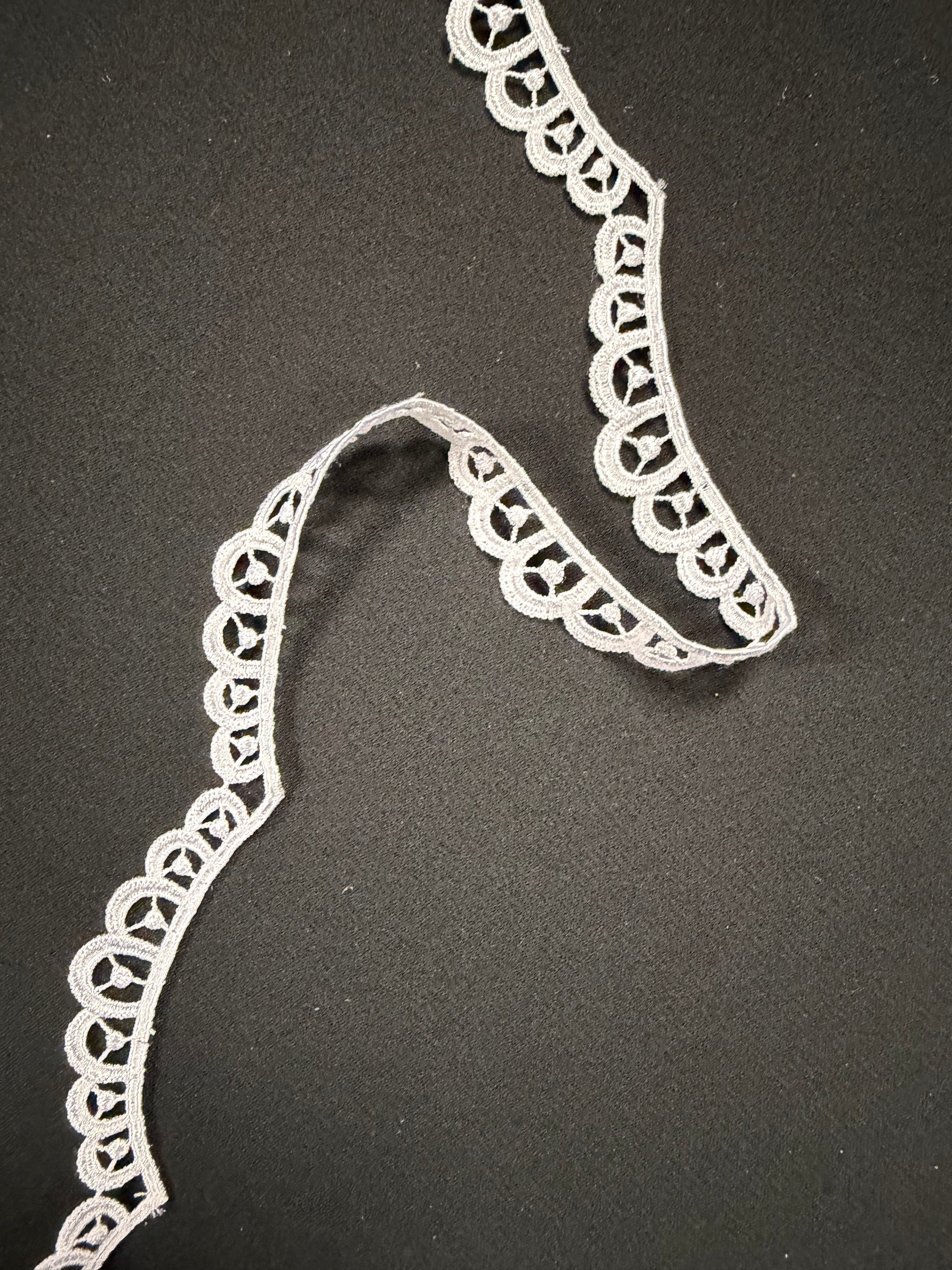 White Guipure Edging - T641