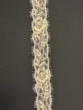 Ivory Beaded Edging - T511