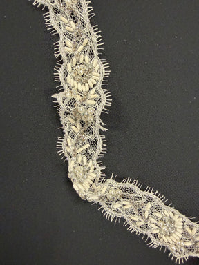 Ivory Beaded Edging - T511