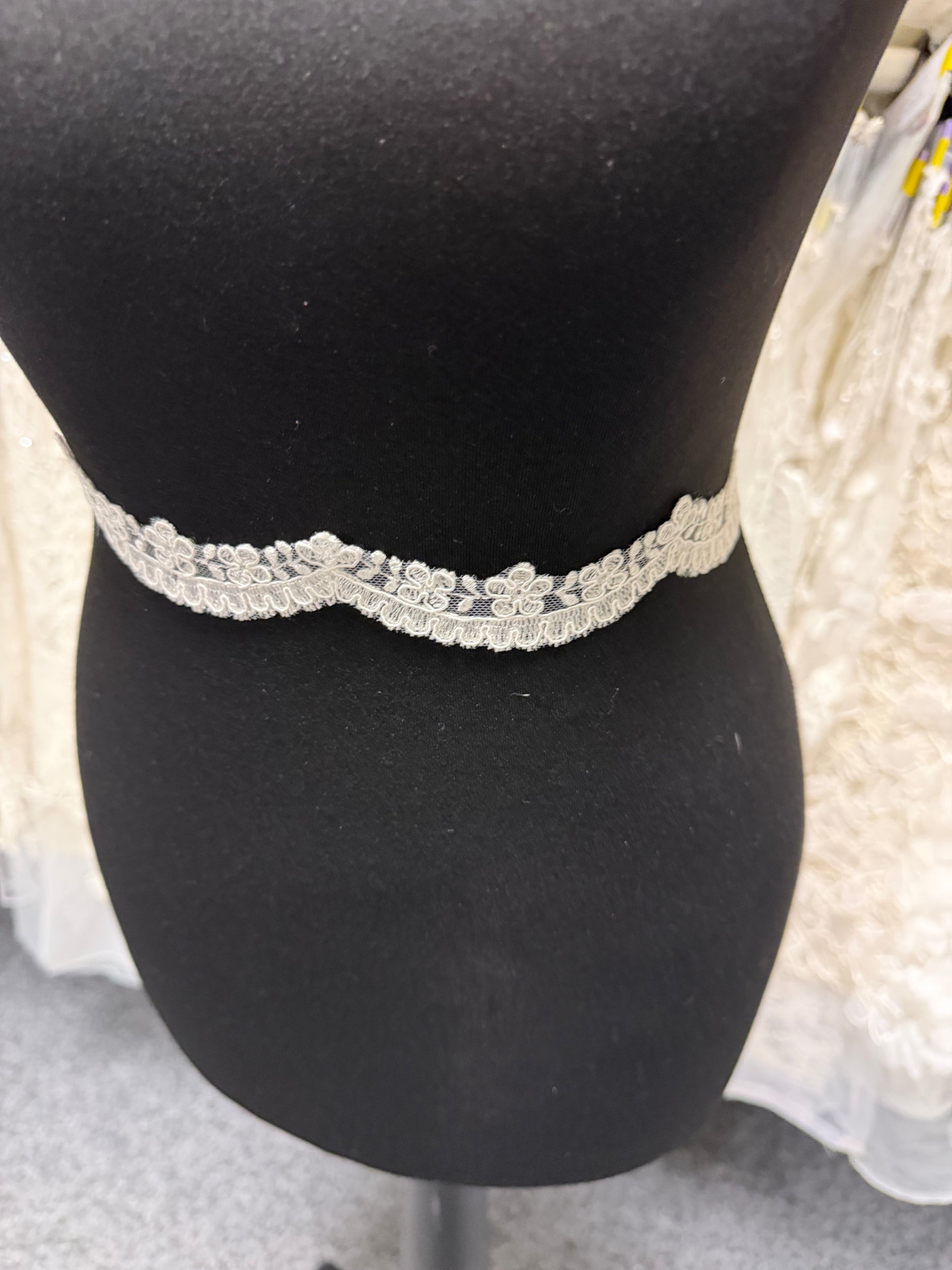 Ivory Corded Lace Trim - T665