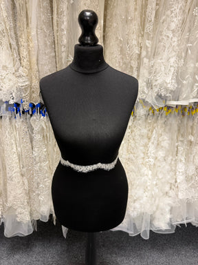 Ivory Corded Lace Trim - T683