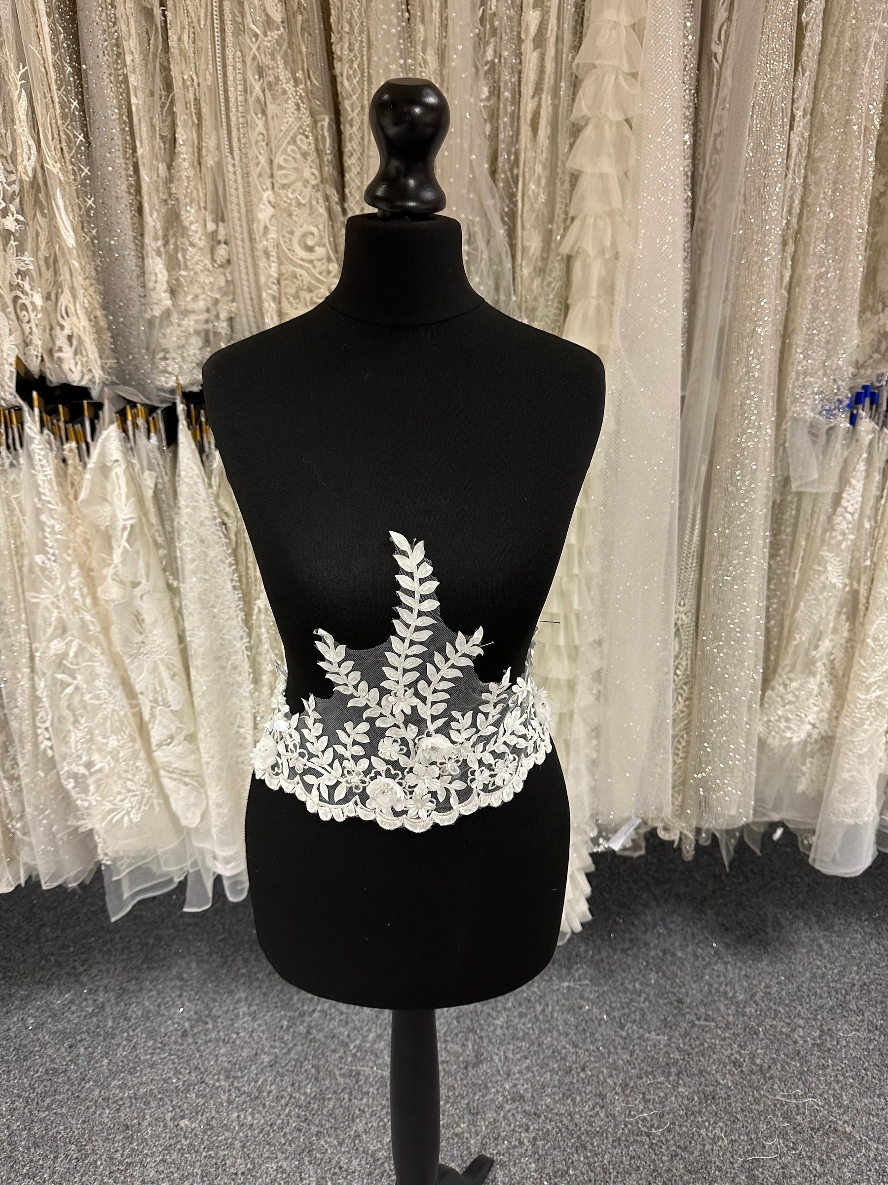 Ivory Laser Lace Trim -  Audit