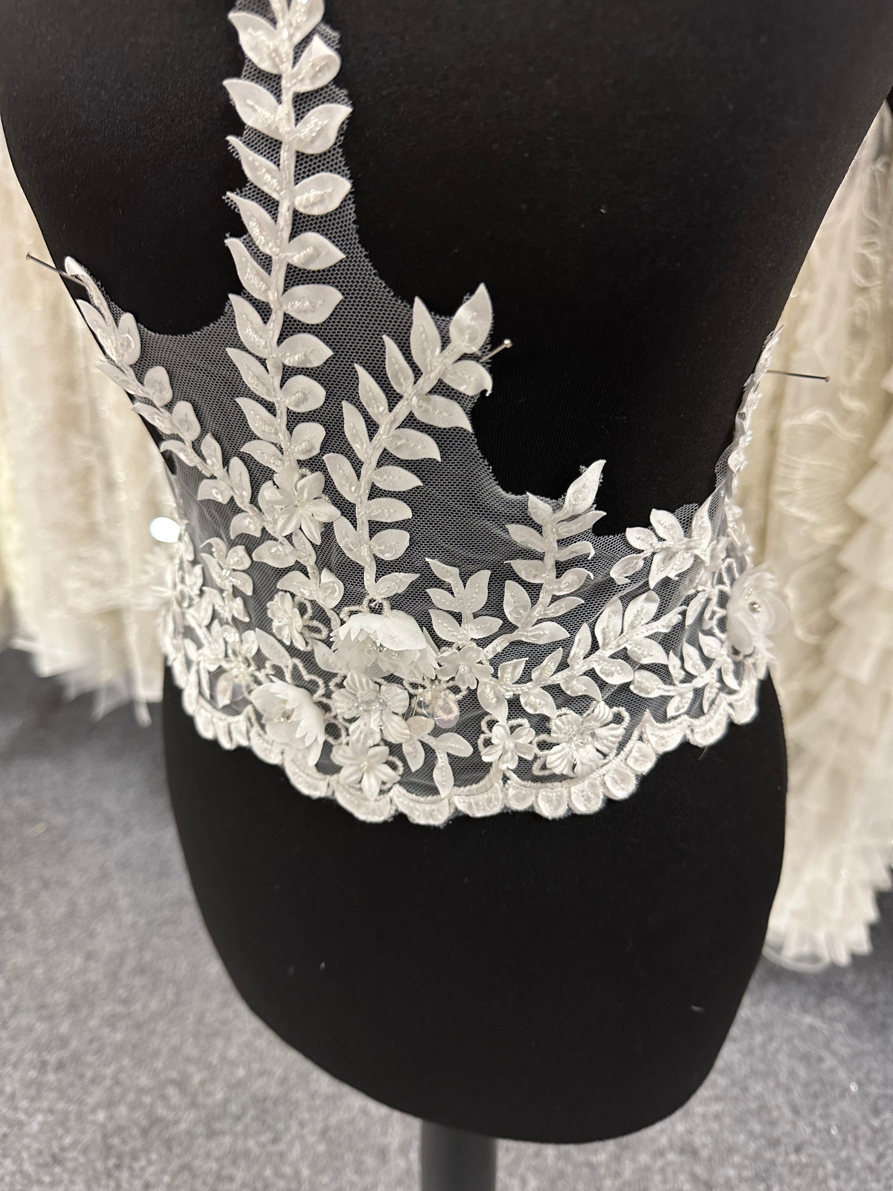 Ivory Laser Lace Trim -  Audit
